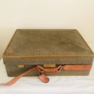 Hartmann Vintage Tweed Suitcase Toile Lining